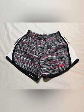 Nike Black, Gray & Pink Girls' Athletic Shorts
